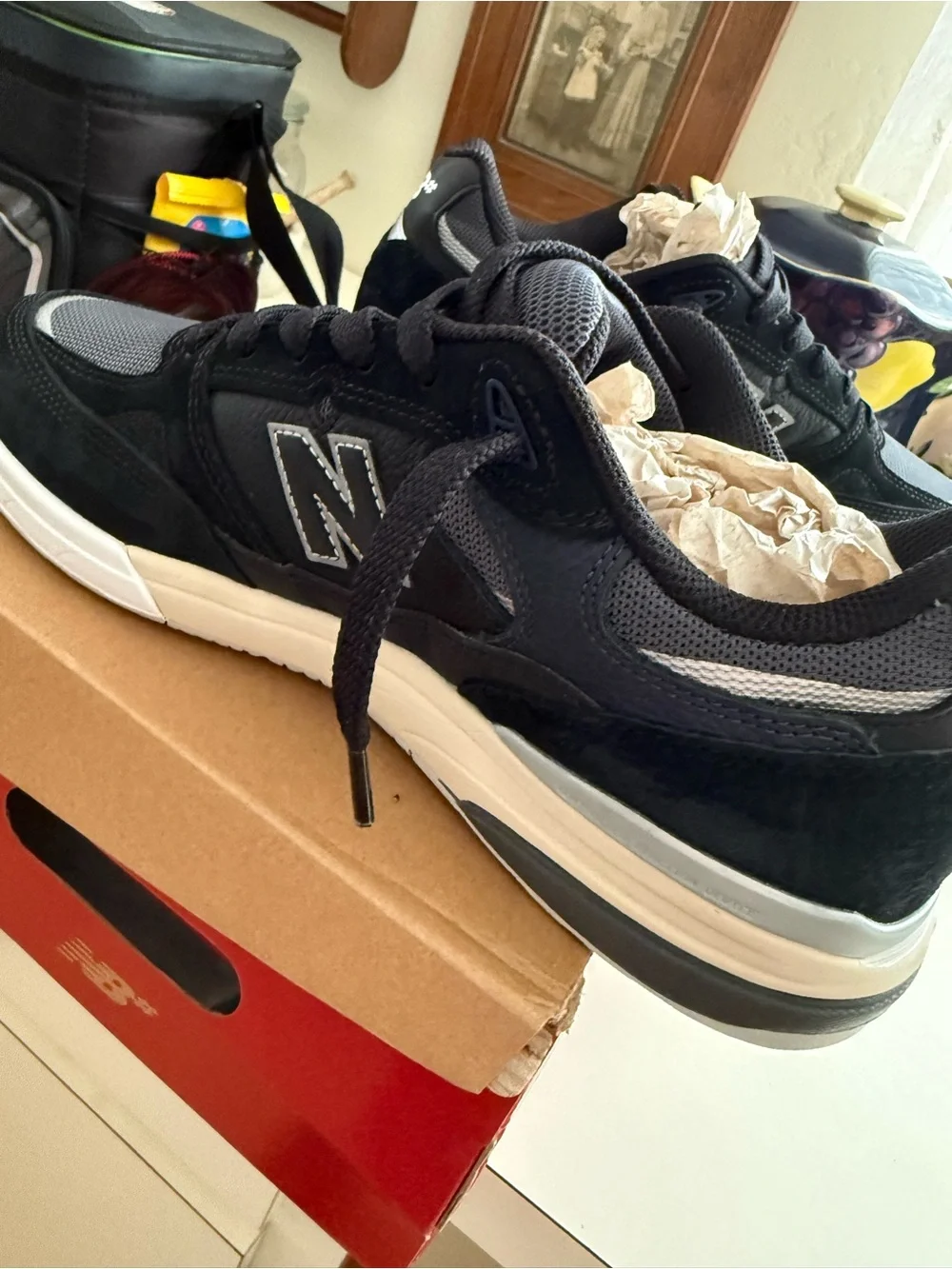 New Balance Black and Gray Andrew Reynolds 993-Style Men's Sneaker